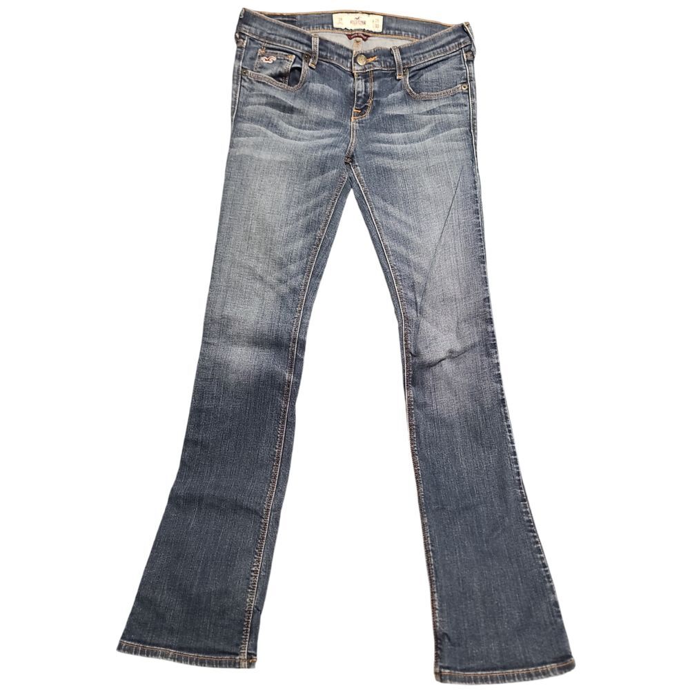 Hollister SoCal Stretch Flare Jeans Medium Wash Denim W26 L33